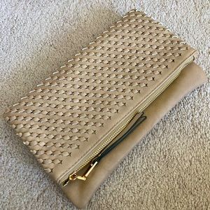 NWT Urban Expressions Vegan Leather Clutch/Crossbody Bag